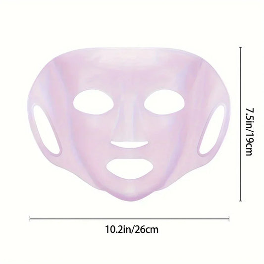 1pcs Silicone Facial Mask Moisturizing Mask Cover Anti-evaporation Beauty Facial Tool Reusable Mask Fixing Cover